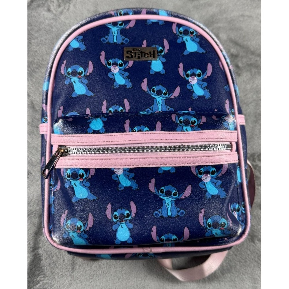 Disney Lilo & Stitch All Over Print Mini Backpack Blue B-83727289‎
